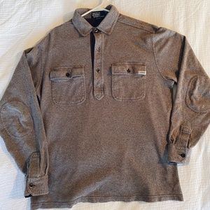 Polo by Ralph Lauren Long Sleeved Herringbone Polo